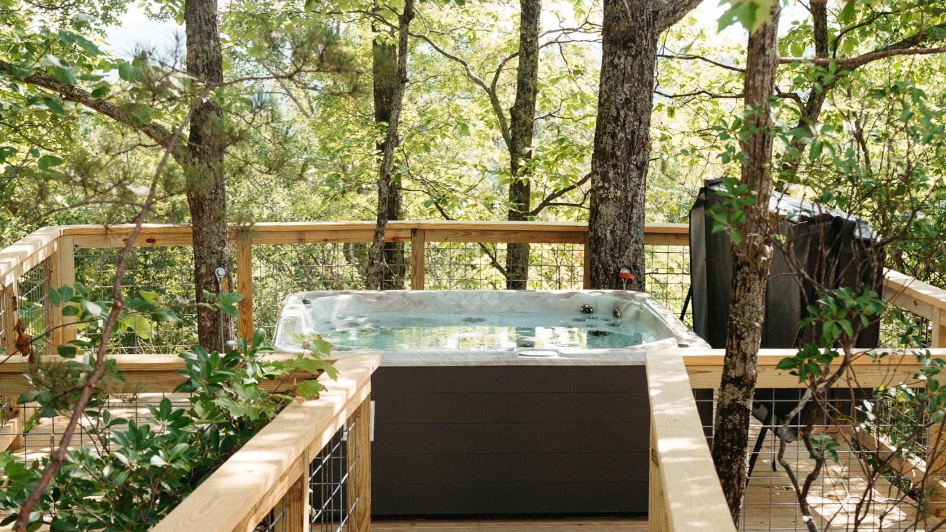 The Blackjack Oak In Treehouse Grove At Norton Creek Gatlinburg Exterior foto